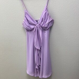 Hello Molly Lavender Mini Dress